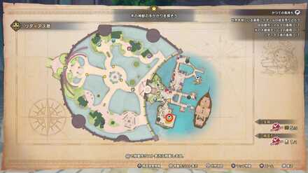 リディアス港の画商の場所