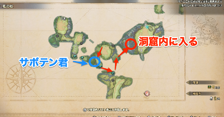 サボテン君の場所