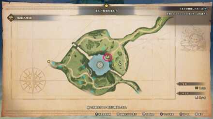 精霊の住処風・大のマップ画像