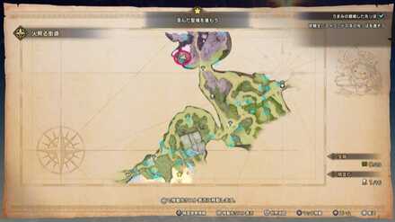 精霊の住処火・小（1）のマップ画像