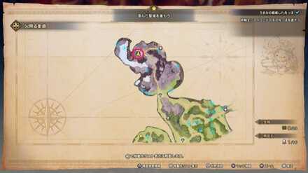 精霊の住処火・大のマップ画像