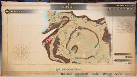 精霊の住処土・大のマップ画像