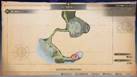 精霊の住処闇・大のマップ画像