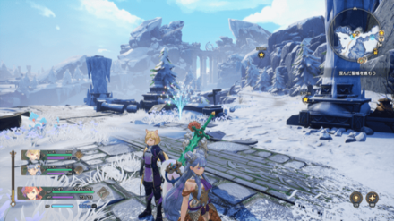 レヴィア雪原の竜脈実際の画像