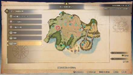 アーヴ穀倉地帯の竜脈マップ画像