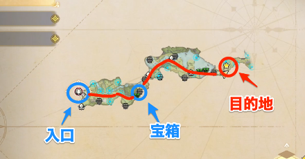 浮遊島の地図