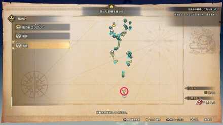 風の社の竜脈マップ画像