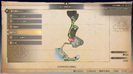 闇の書殿ロロバッゾの竜脈マップ画像