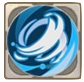 発動技が体力値50%以下の目標に160%の目標ダメージを与える画像