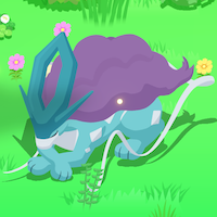 スイクンの星1寝顔画像