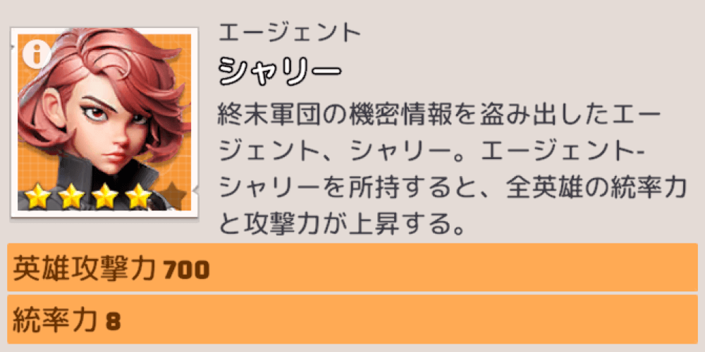 英雄部隊の行軍に連れて行ける兵士数が上昇