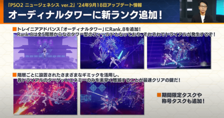 オーディナルタワーに新Rank追加