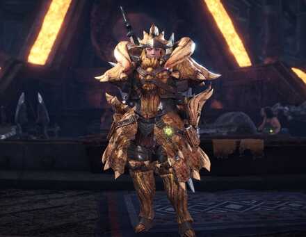 MHWのEXディアブロαの重ね着