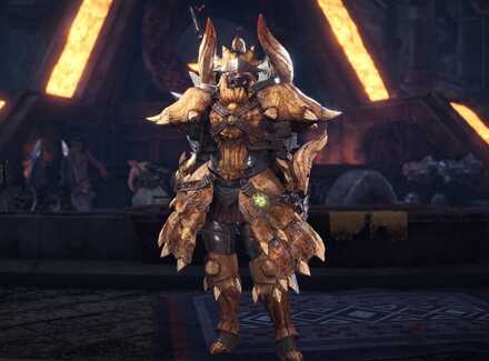 MHWのEXディアブロβの重ね着