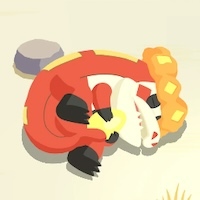 アチゲータの星3寝顔画像