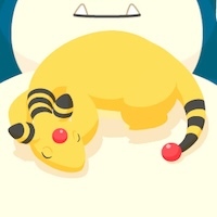 デンリュウの星4寝顔画像