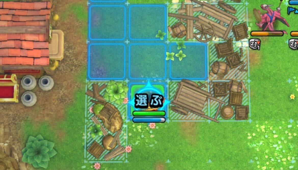 ビッグフェイスは敵の攻撃当たらないようにする