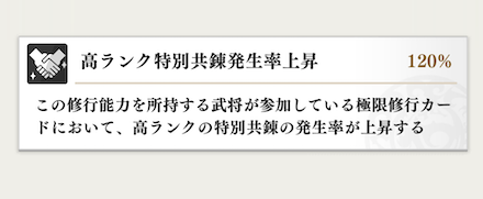 汎用性の高い修行能力の画像