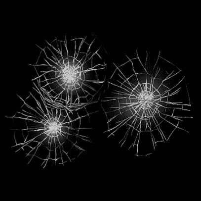 弾跡のチャーム