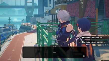 ルミナスクエアの川辺の画像