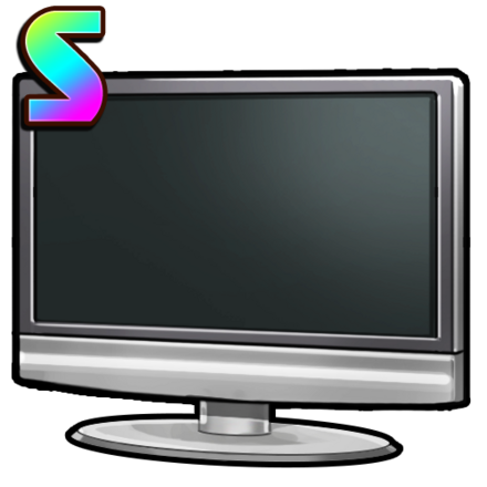 宇宙のテレビ画像