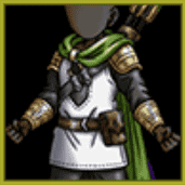 弓兵の鎧 緑