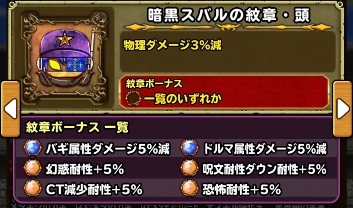 暗黒スバルの紋章・頭