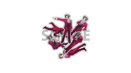 『逆転検事1＆2 御剣セレクション』御剣いっぱい フレークシール