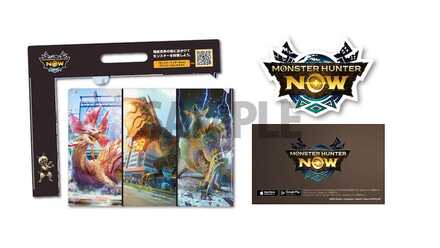 >①『モンスターハンターNow』オリジナルステッカー<br>②『モンスターハンターNow』オリジナルクリアファイル<br>③『モンスターハンターNow』スペシャルプロモーションコード