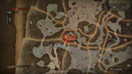 エリア5のマップ