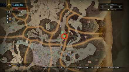 エリア7のマップ