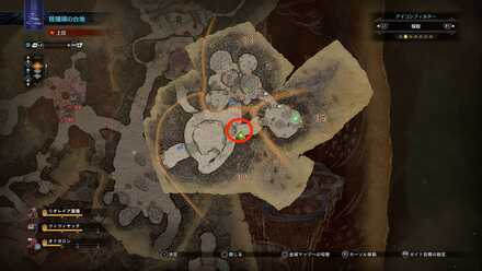 エリア12のマップ