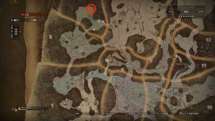 エリア3のマップ