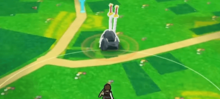 他のユーザーが残した軌跡のつるぎを確認できる