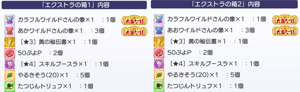 エクストラの箱