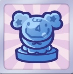 あおワイルドさんの像