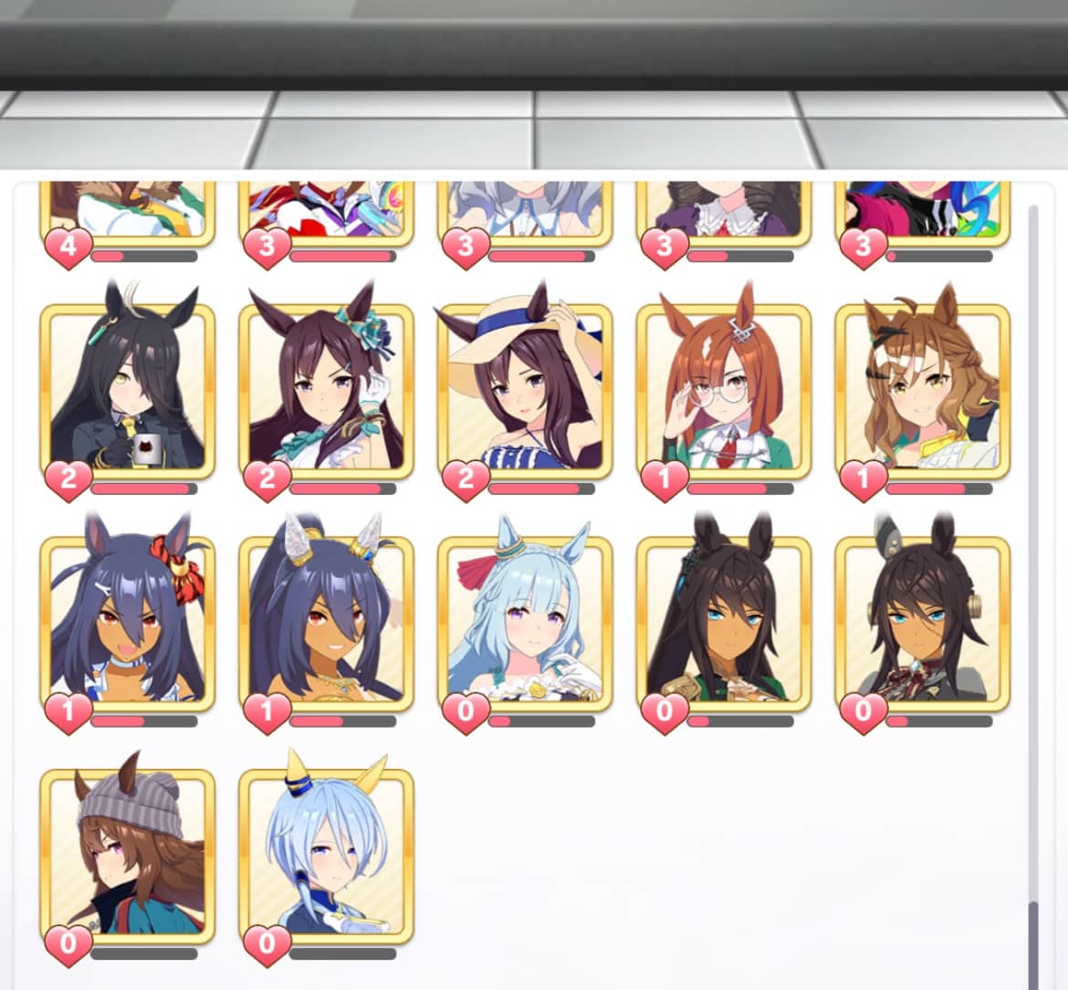 興行に出演するウマ娘を5人選ぶ