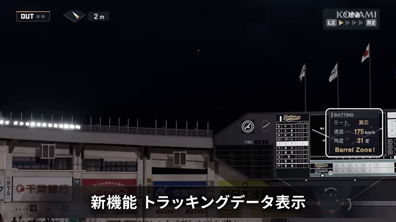 トラッキングデータ表示