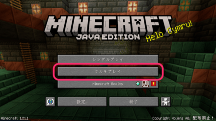 マルチプレイの選択
