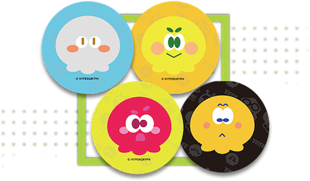 『ポッピュコム』温めて変身！ポムシールセット（試遊特典）