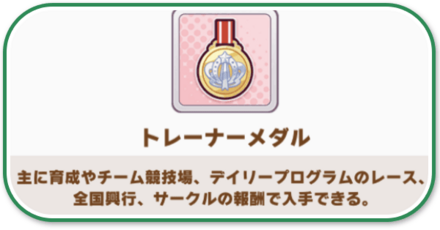 トレーナーメダル