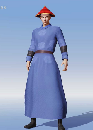 皇帝に媚びる奸臣画像