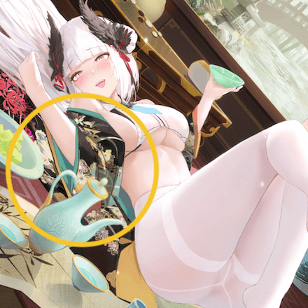 少女廻戦の縦横のタップする場所