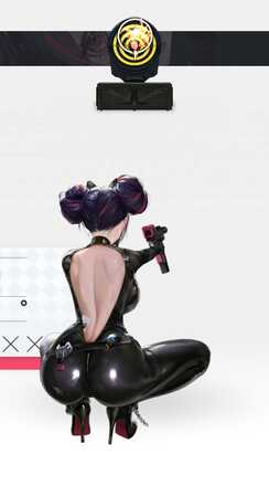 クエンシー(怪盗)の背面