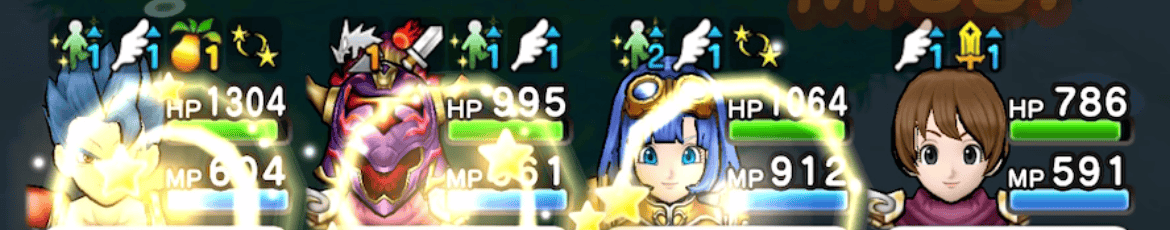 攻撃役はまもりのたてを使用