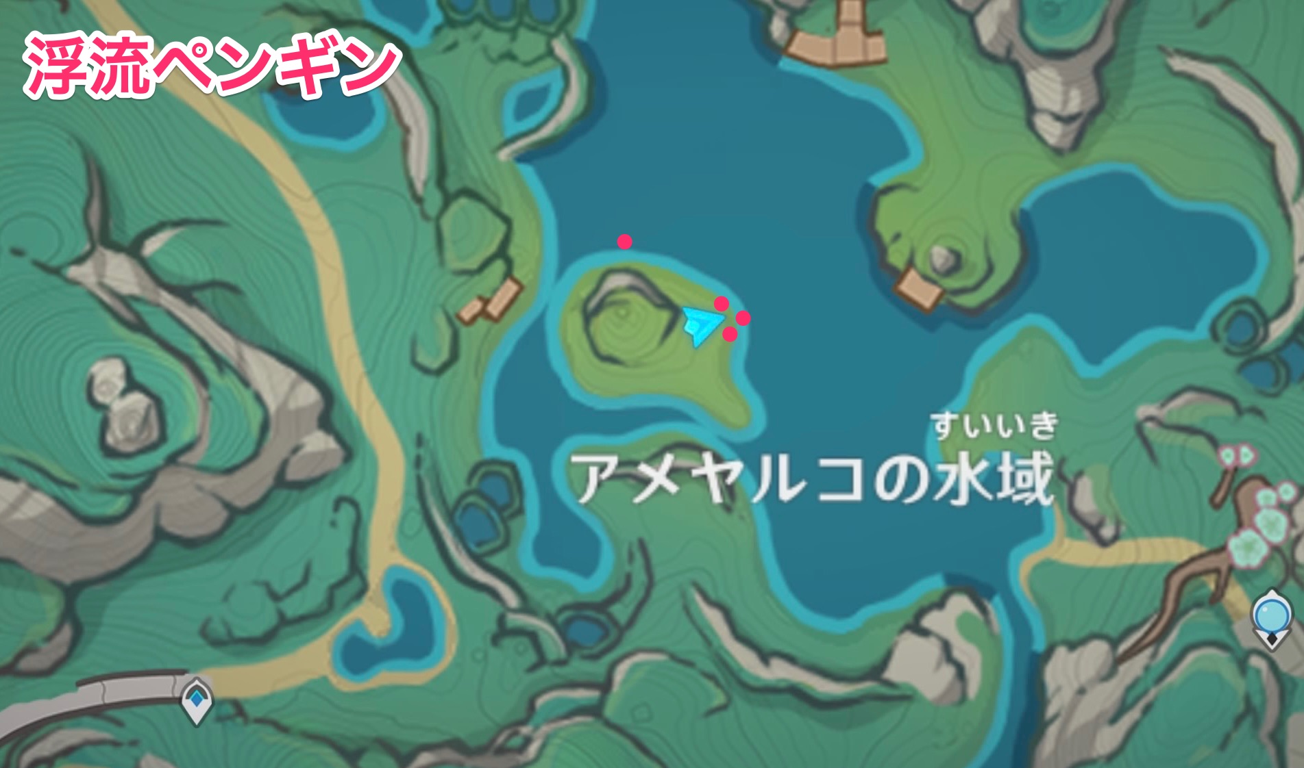 浮流ペンギンのマップ画像