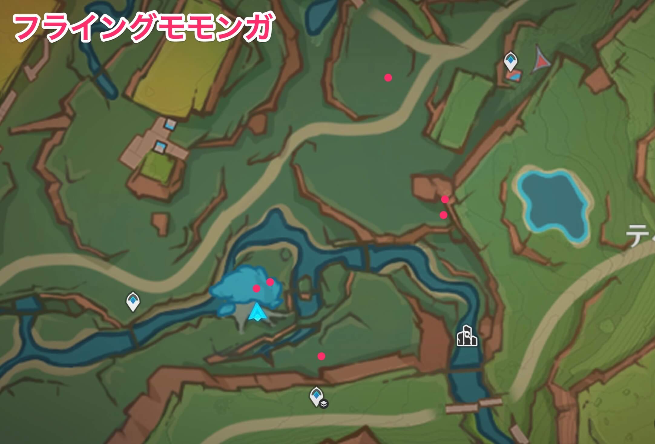 フライングモモンガのマップ画像