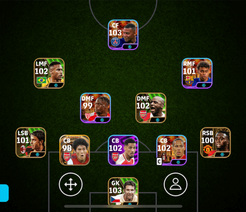 フォーメーション画像