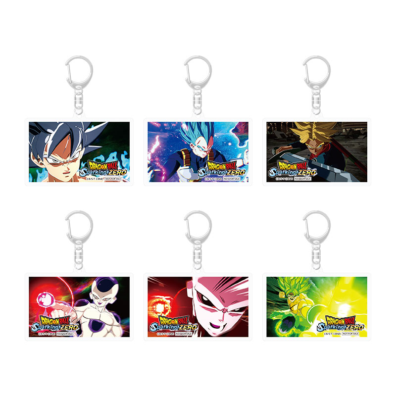 B賞： ドラゴンボール Sparking! ZEROオリジナルアクリルキーホルダー（全6種）