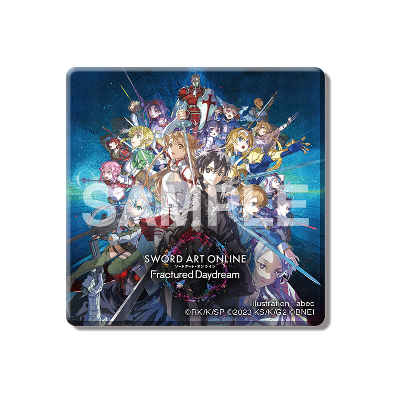 C賞：abec氏描き下ろしメインキービジュアル スクエア缶バッジ